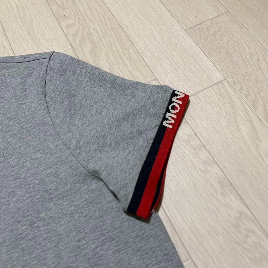 MONCLER レタリング Tシャツ グレー 国内正規品 4S59 - メルカリ