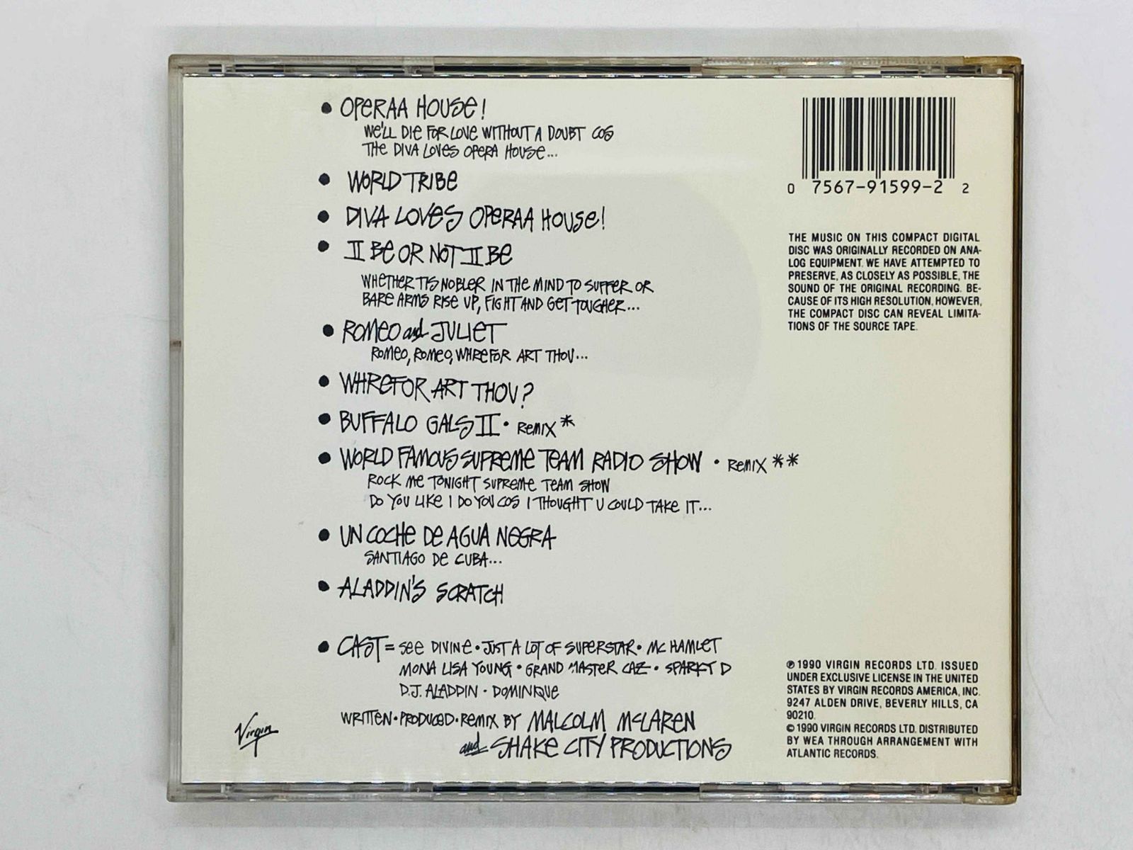 CD MALCOLM MCLAREN マルコム・マクラーレン / The World Famous