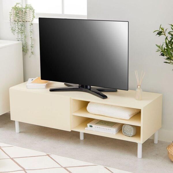 room& 韓国風デザインテレビボード(リブ) 韓国風デザインテレビボード(リブ) ナチュラル 名 【公式通販】