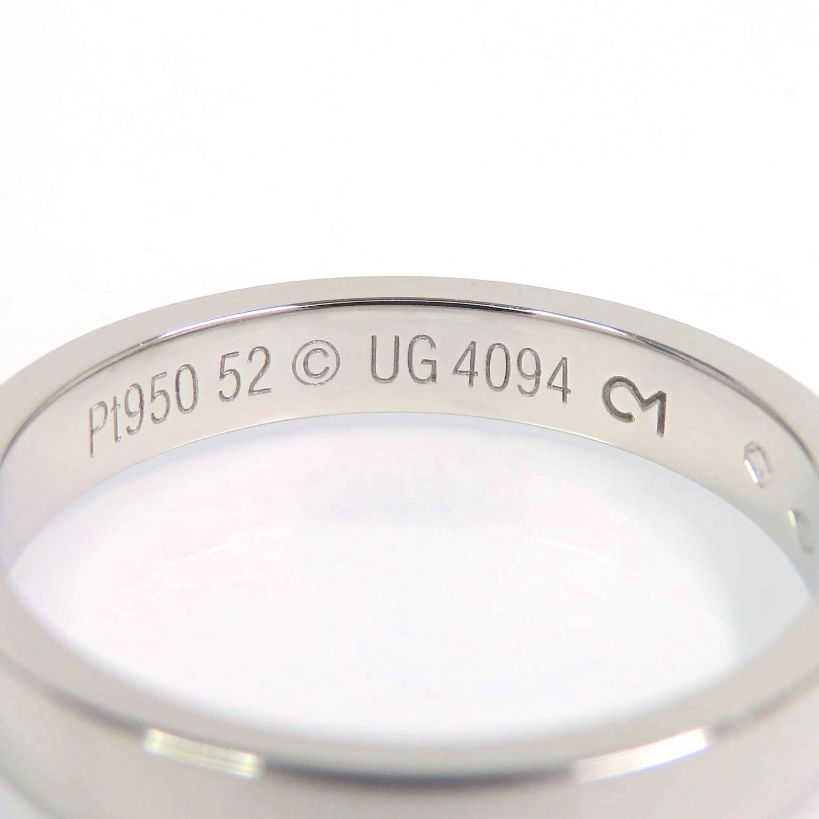 Cartier カルティエ Pt950 C ドゥ カルティエ ウェディング リング 