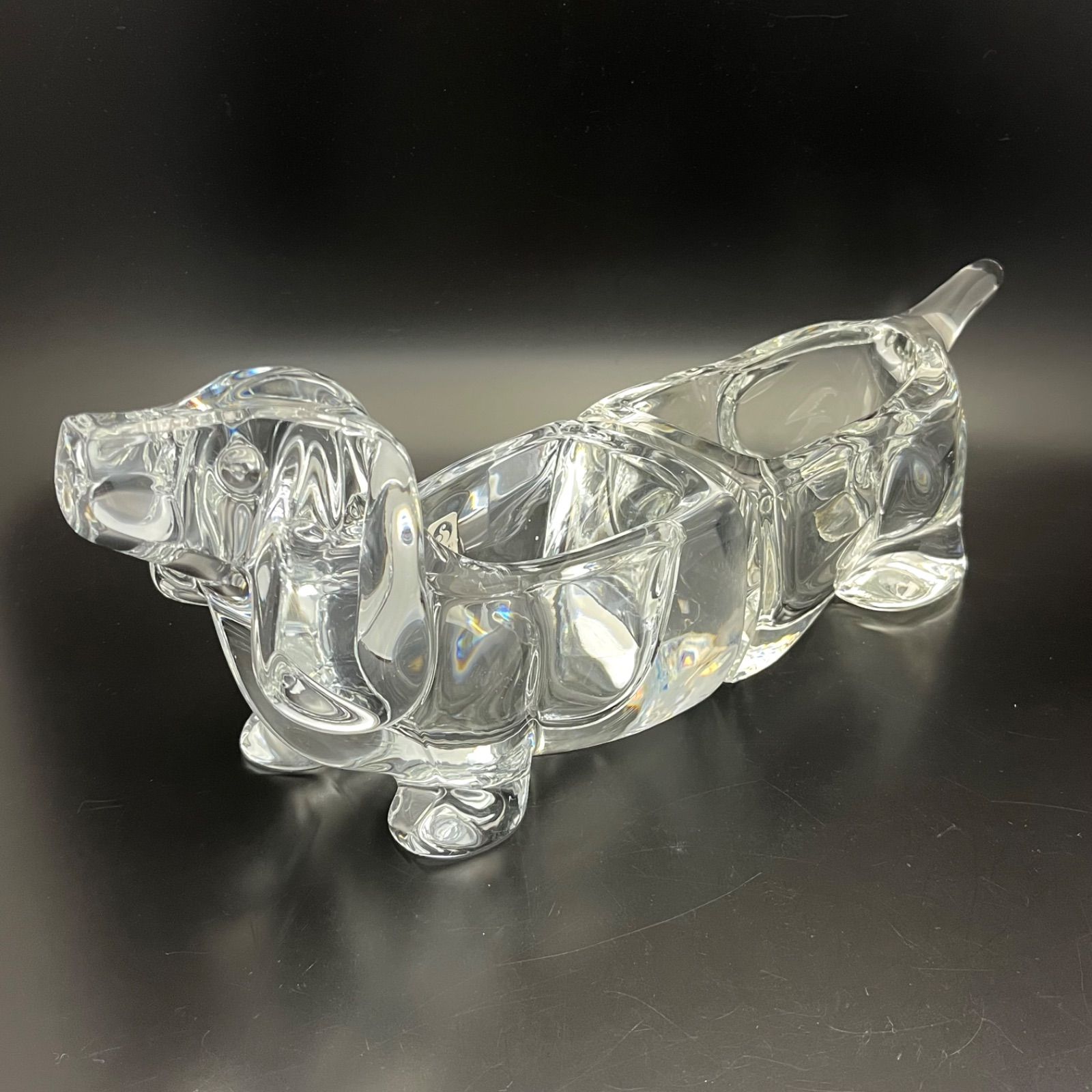 ◼︎美品◼︎【SASAKI CRYSTAL】佐々木クリスタル ガラス製 ダックス