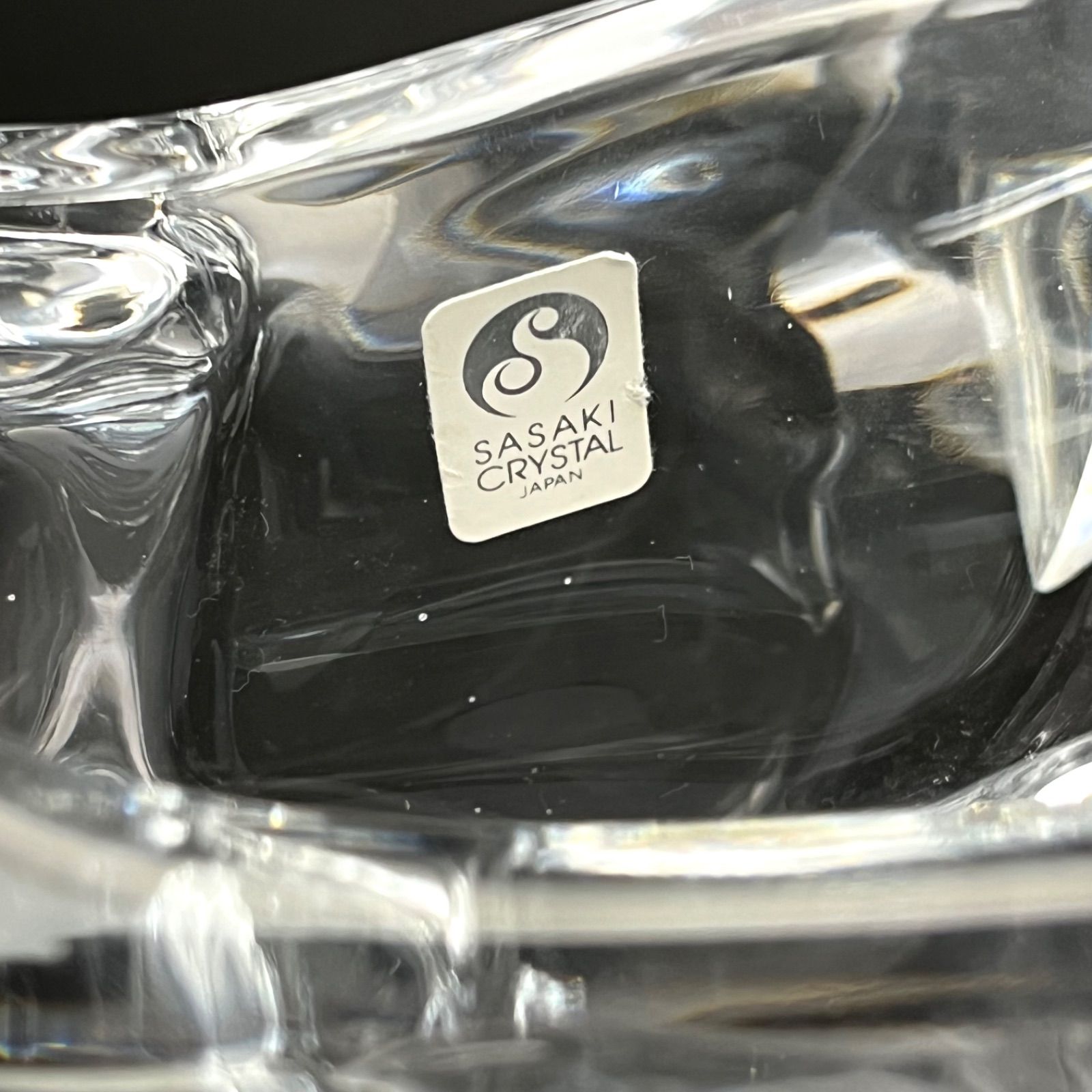 ◼︎美品◼︎【SASAKI CRYSTAL】佐々木クリスタル ガラス製 ダックス 