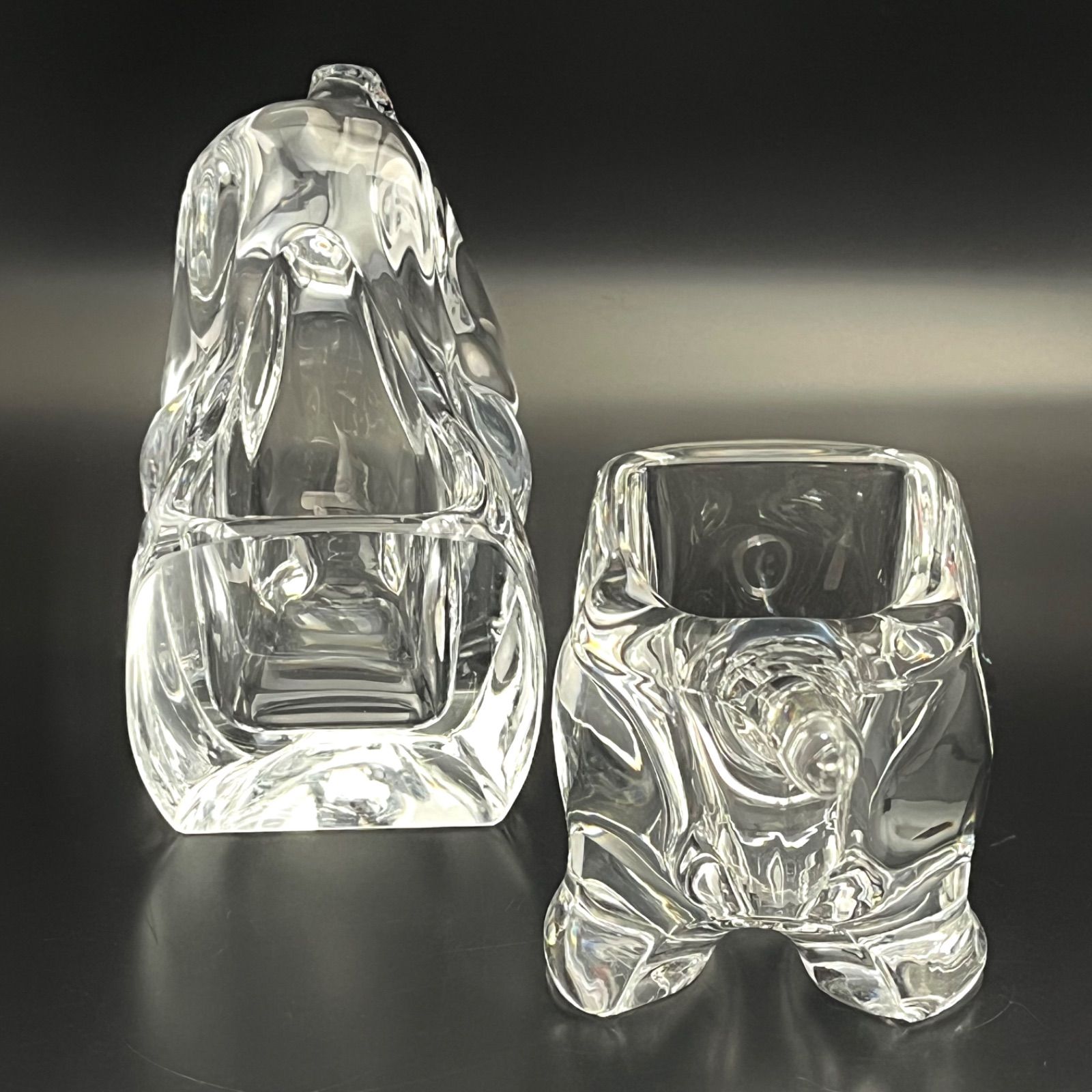 ◼︎美品◼︎【SASAKI CRYSTAL】佐々木クリスタル ガラス製 ダックス 