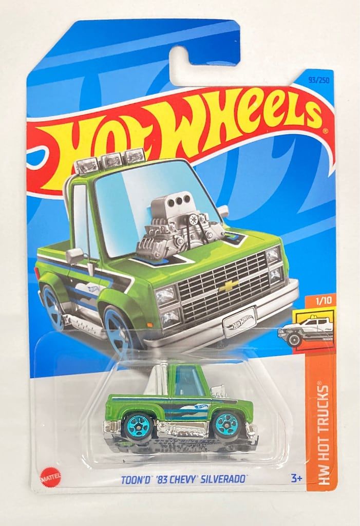 MATTEL HW HOT TRUCKS 1/10 HOTWHEELS TOON'D '83 CHEVY SILVERADO
