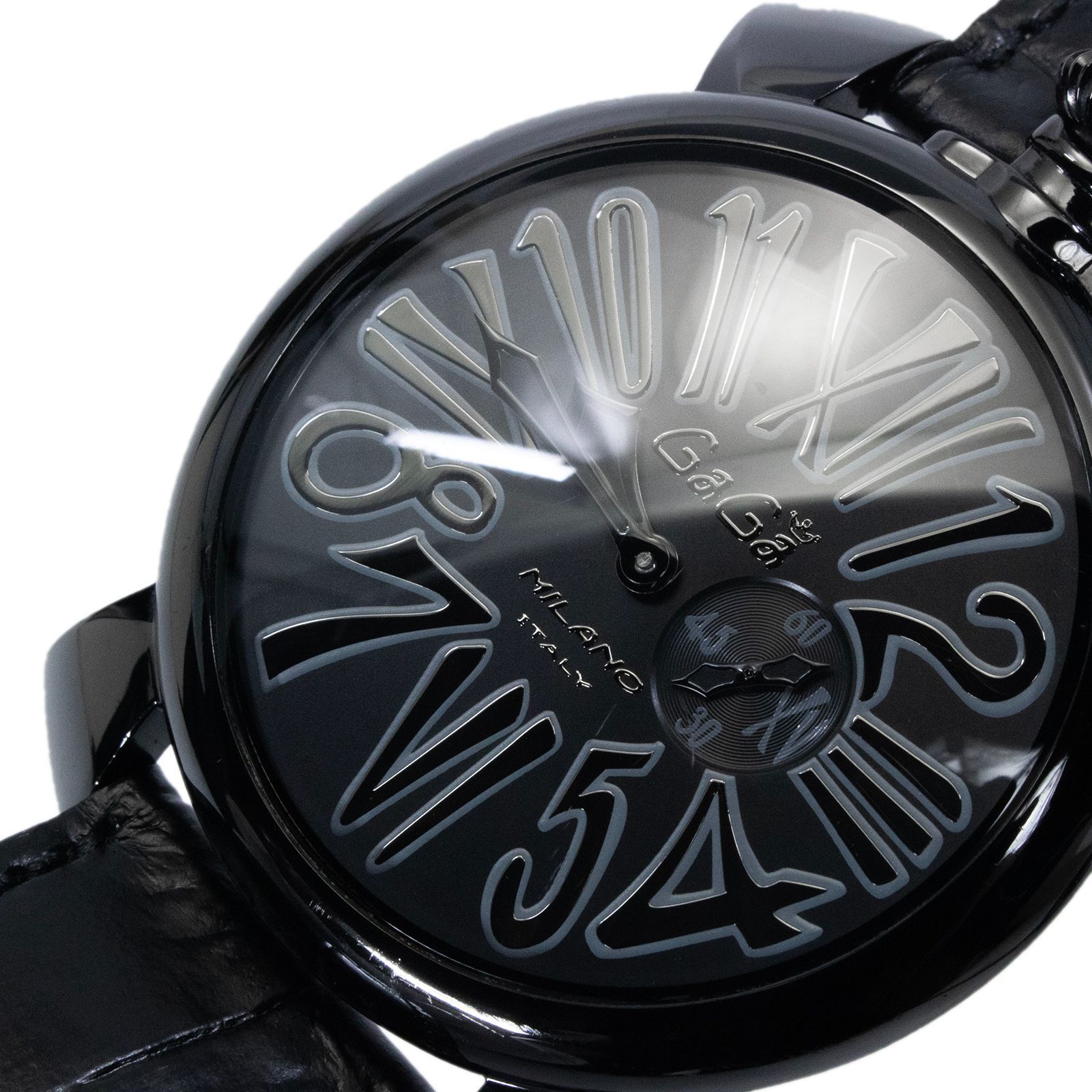 稼働品 送料無料 ガガミラノ 腕時計 クォーツ 3針 メンズ レディース