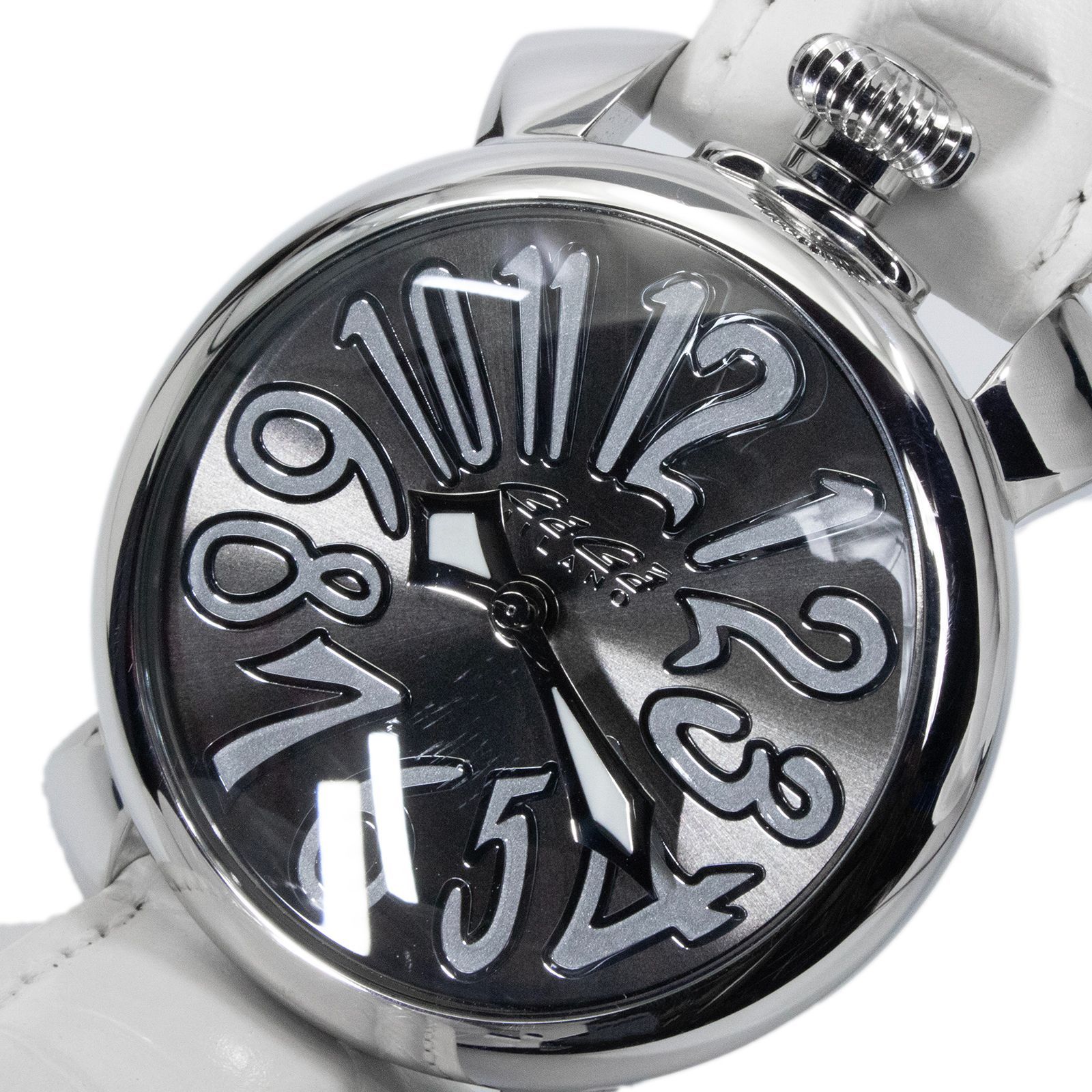 稼働品 送料無料 ガガミラノ 腕時計 クォーツ 2針 メンズ レディース