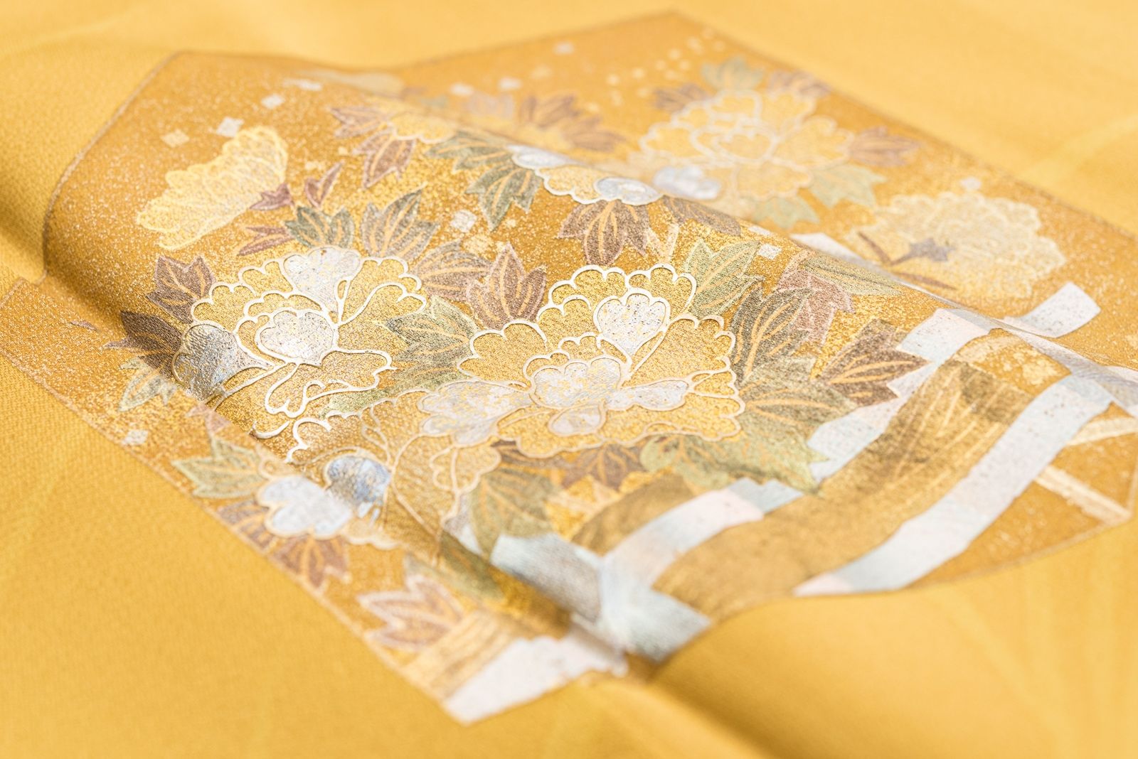 付け下げ訪問着 堀省平 亀甲に花 裄長 - メルカリ