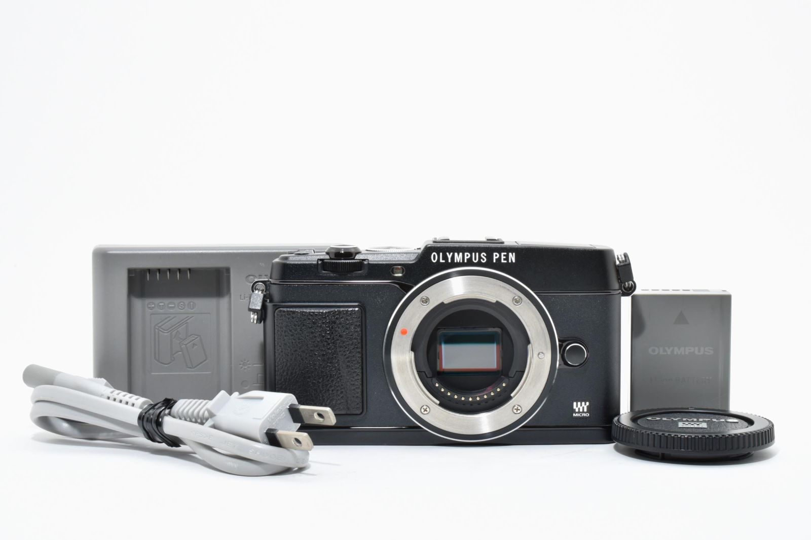 返品保証】☆美品☆オリンパス OLYMPUS PEN E-P5 ボディ ブラック