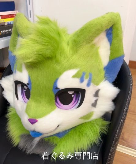 犬 マスク 着ぐるみ ヘッド 全頭 ヘッド ケモノ ファースーツ ぬいぐるみ コスプレ コスチューム kigurumi 一点物 A173