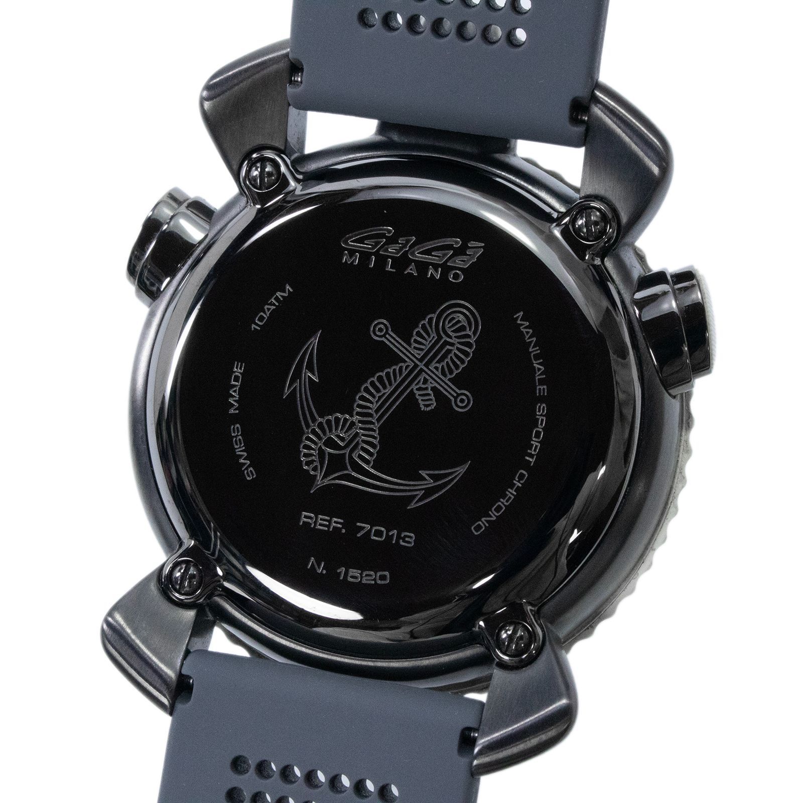 稼働品 送料無料 ガガミラノ 腕時計 クォーツ メンズ クロノスポーツ