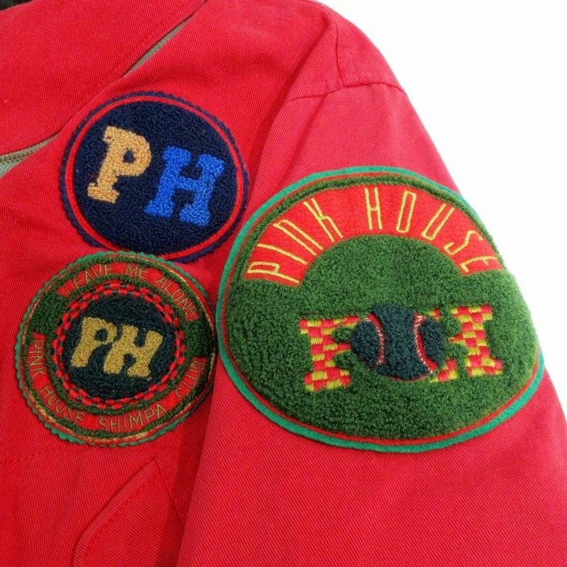 ピンクハウス PINK HOUSE ヴィンテージ ブルゾン ジャケット ロゴ