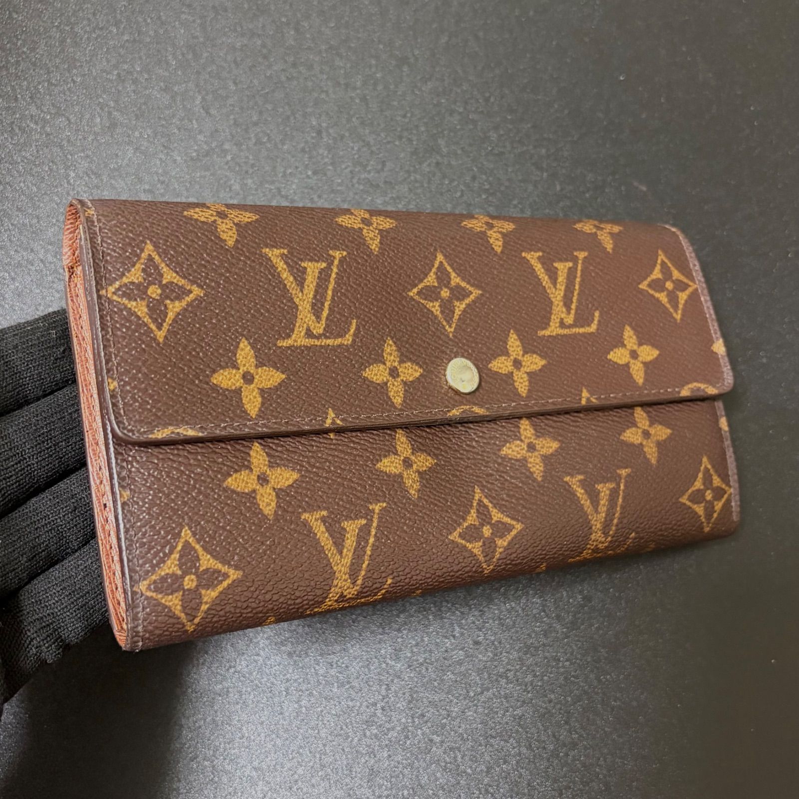 美品✨ ルイヴィトン ダミエ ポルトモネ・クレディ 旧ポルトフォイユ 