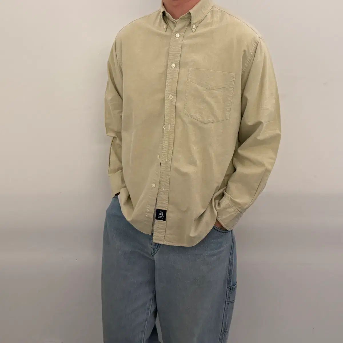 ギャップ オーバーサイズ ポケット シャツ