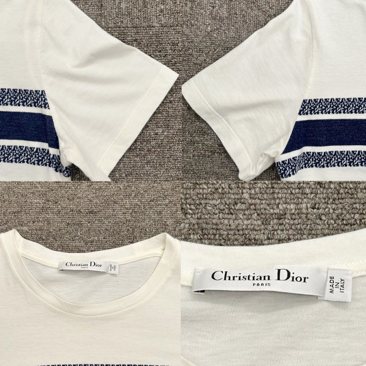 Christian Dior クリスチャンディオール コットン Tシャツ ロゴ