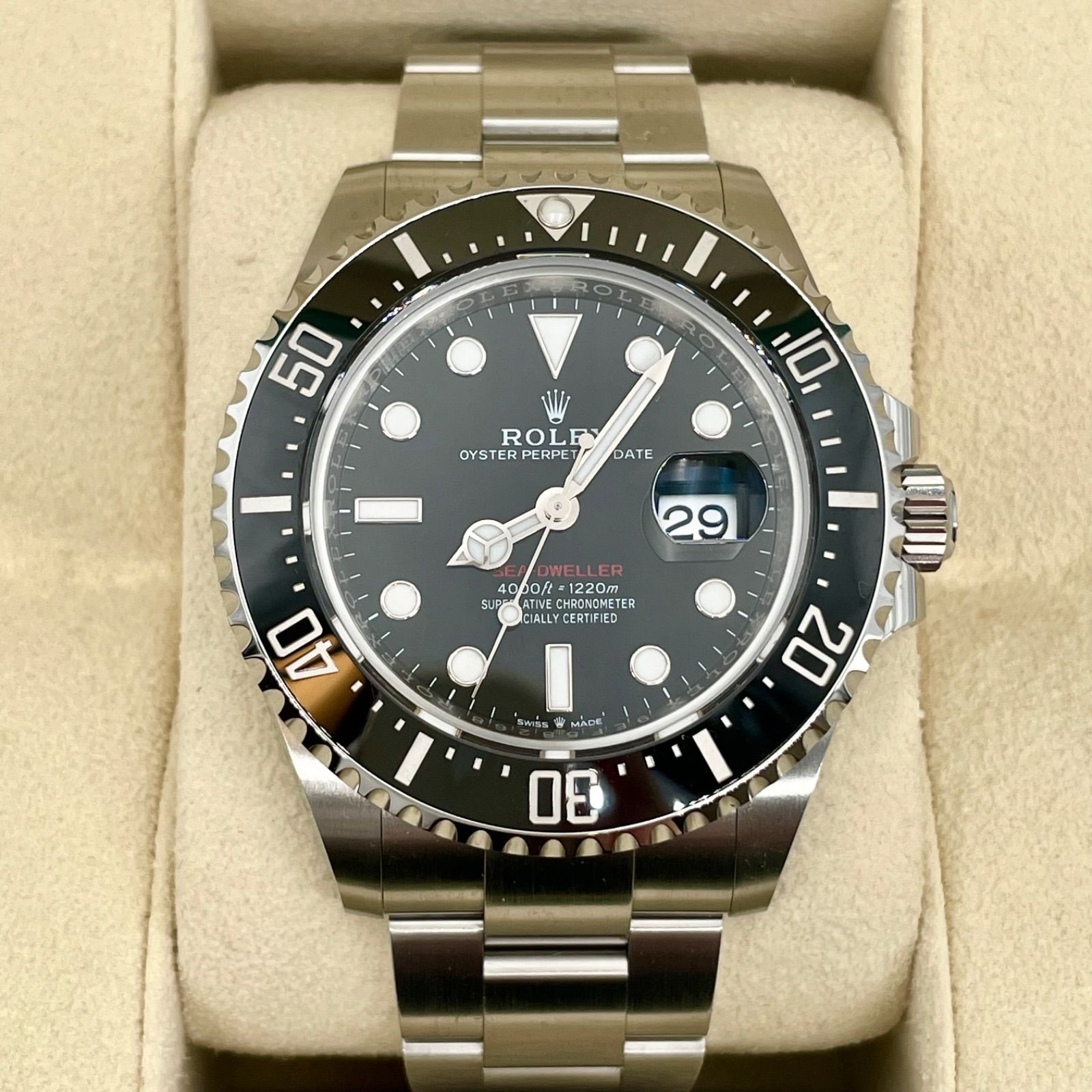 2024年正規レシート付 ROLEX ロレックス シードゥエラー 126600 赤