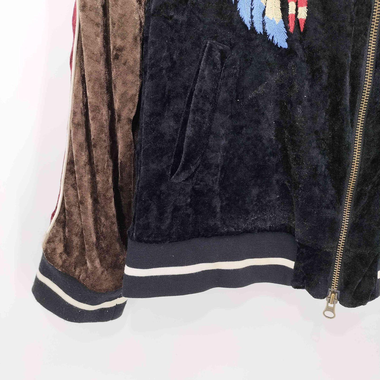 オベリスク Obelisk 00s Y2K archive ダブルジップ インディアンヘッド