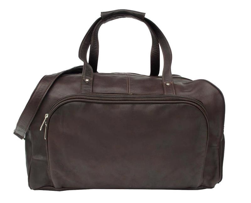 ピエル レザー メンズ バッグ スーツケース Piel Leather Deluxe Carryon Duffel Saddle