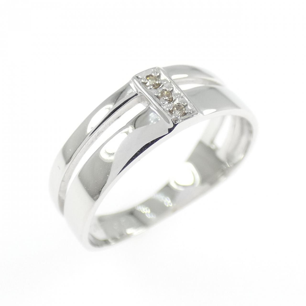 K10WG ダイヤモンド リング 0.01CT - メルカリ