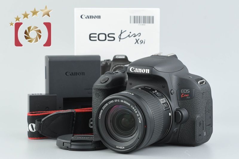 中古】Canon キヤノン EOS Kiss X9i + EF-S 18-55mm f/4-5.6 IS STM