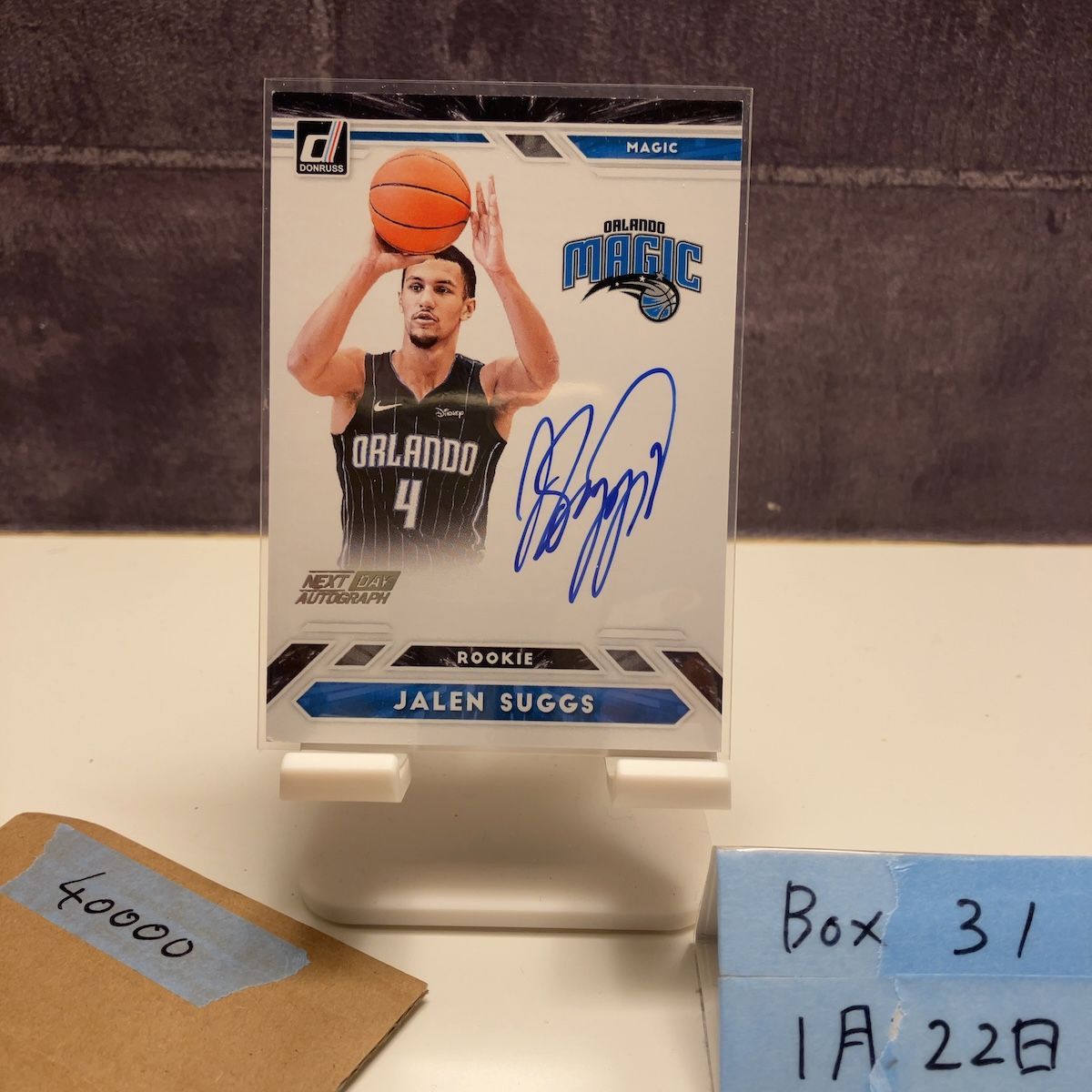 2021-22 Panini Donruss Jalen Suggs 直筆サインカード Orlando Magic 