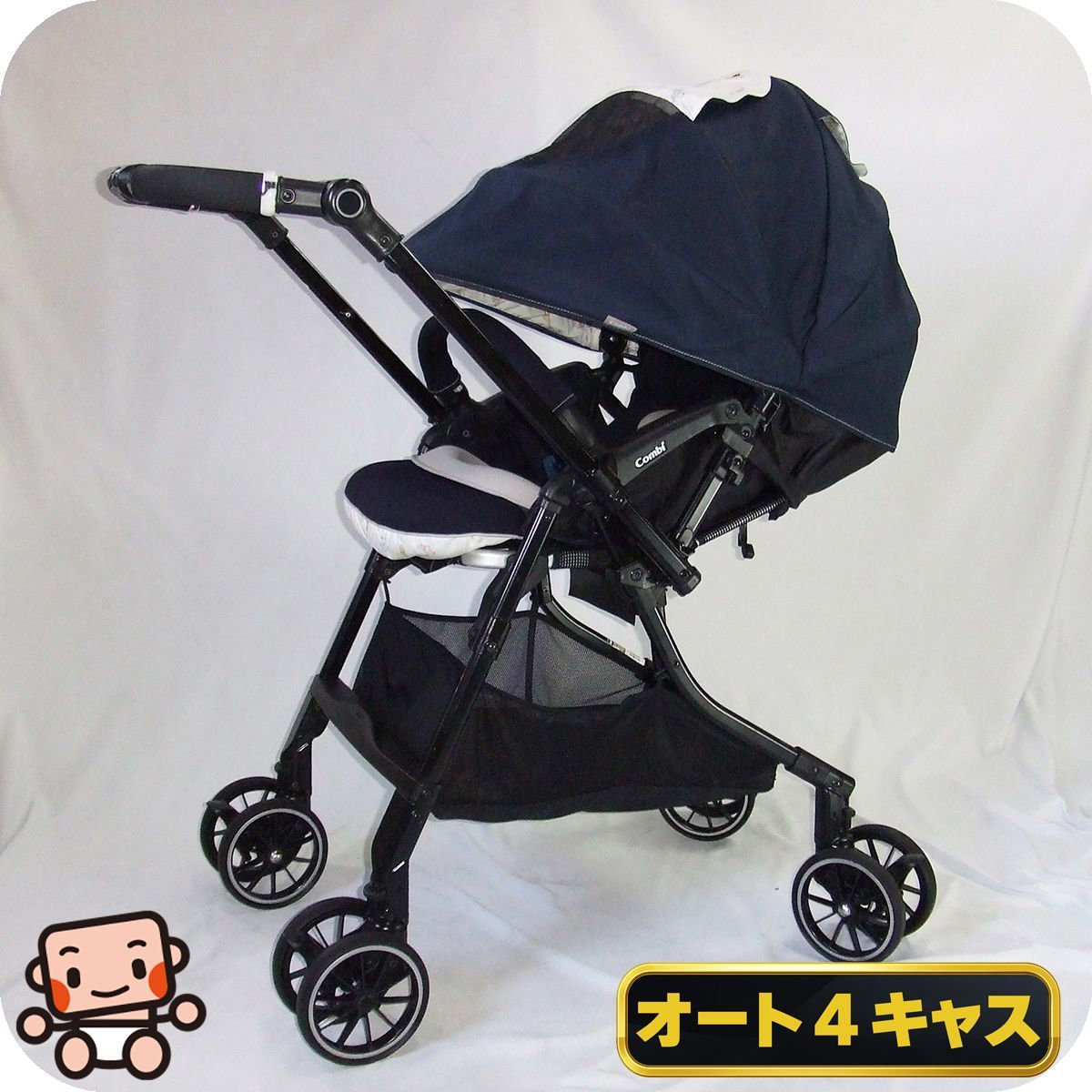 お得っ！厳選中古】ベビーカー 中古 コンビ スゴカル 4キャス 