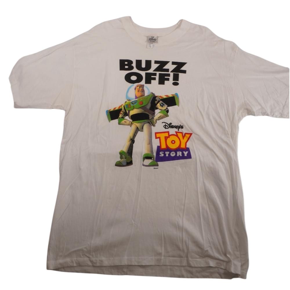 90s トイ・ストーリー Buzz Off Tシャツ ディズニーストア公式 XL相当