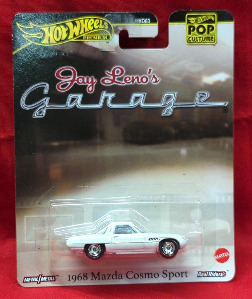 MATTEL HOTWHEELS Jay Leno's Garage 1968 MAZDA COSMO SPORT JBL66