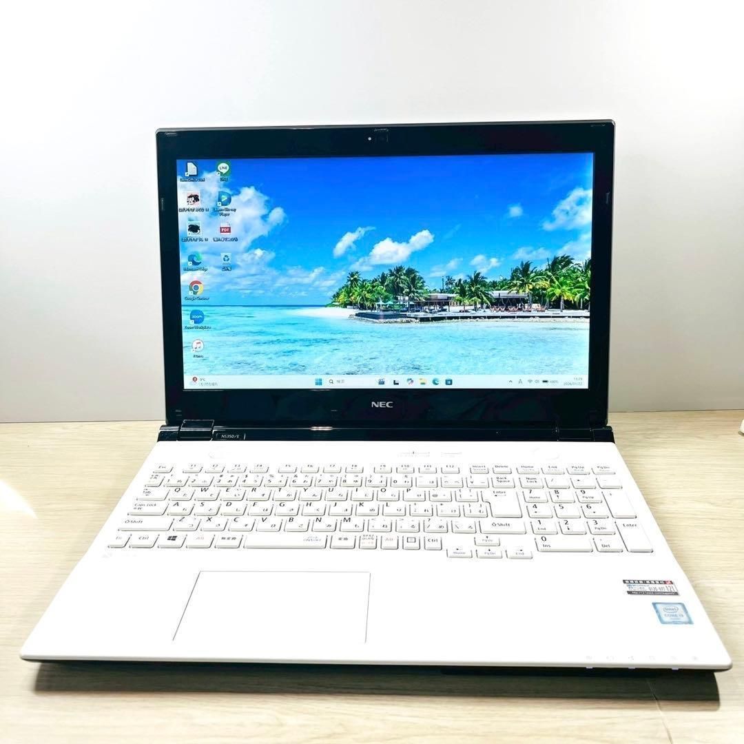 ノートPC すぐ使える 爆速SSD ブルーレイ Windows11 カメラ ノートパソコン