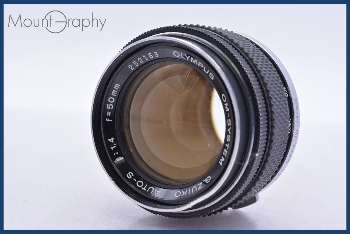 オリンパス Olympus OM-SYSTEM G.ZUIKO AUTO-S 50mm F1.4 同梱無料