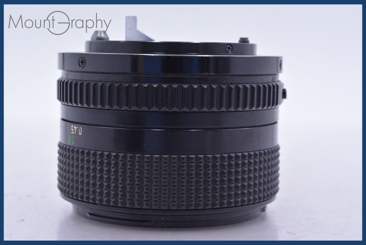 動作保証】 キヤノン Canon NEW FD 50mm F1.4 前後キャップ&レンズ