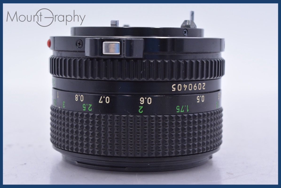 動作保証】 キヤノン Canon NEW FD 50mm F1.4 前後キャップ&レンズ