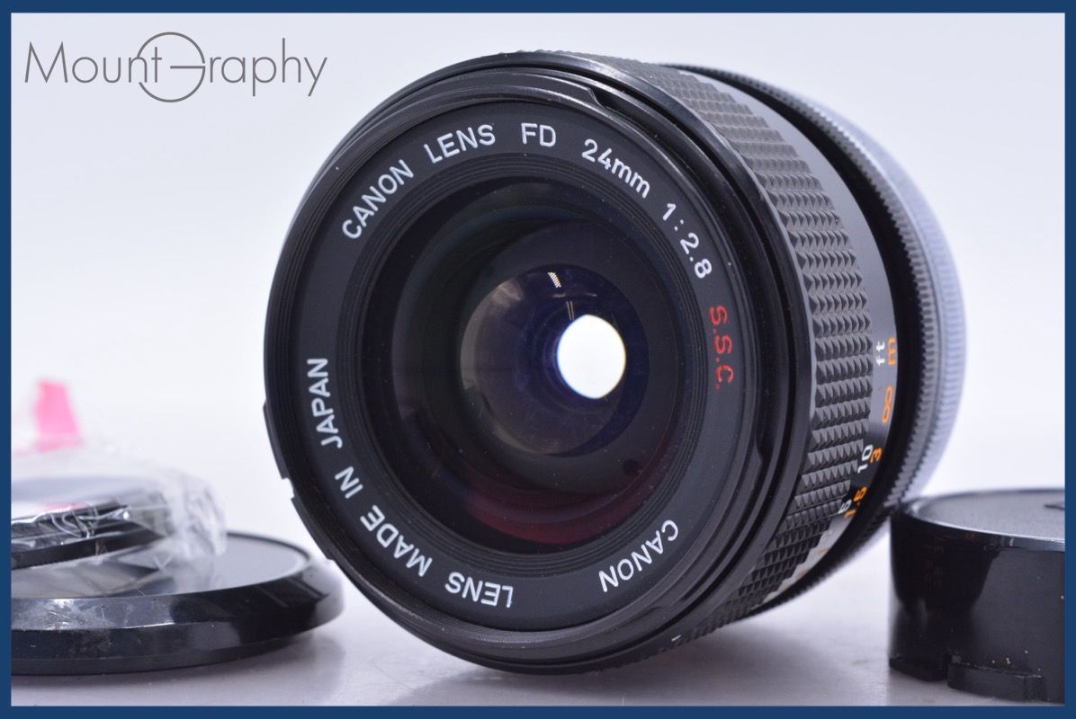 【動作保証】 キヤノン Canon FD 24mm F2.8 S.S.C. 前後キャップ&レンズフィルター付 同梱無料 #am4000 動作保証】 キヤノン Canon FD 24mm F2.8 S.S.C. 前後キャップ&レンズ