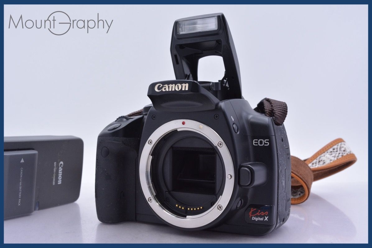動作保証】 キヤノン Canon EOS Kiss Digital X バッテリー、充電器付