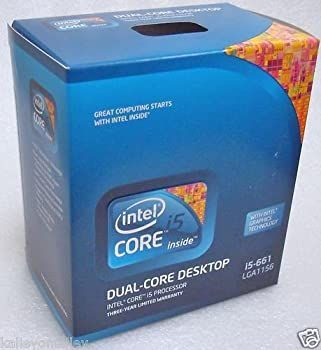 【未使用】【中古】 intel Corp Core i5-661 プロセッサ (カタログカテゴリー CPU/1156-pin デスクトップCPU)