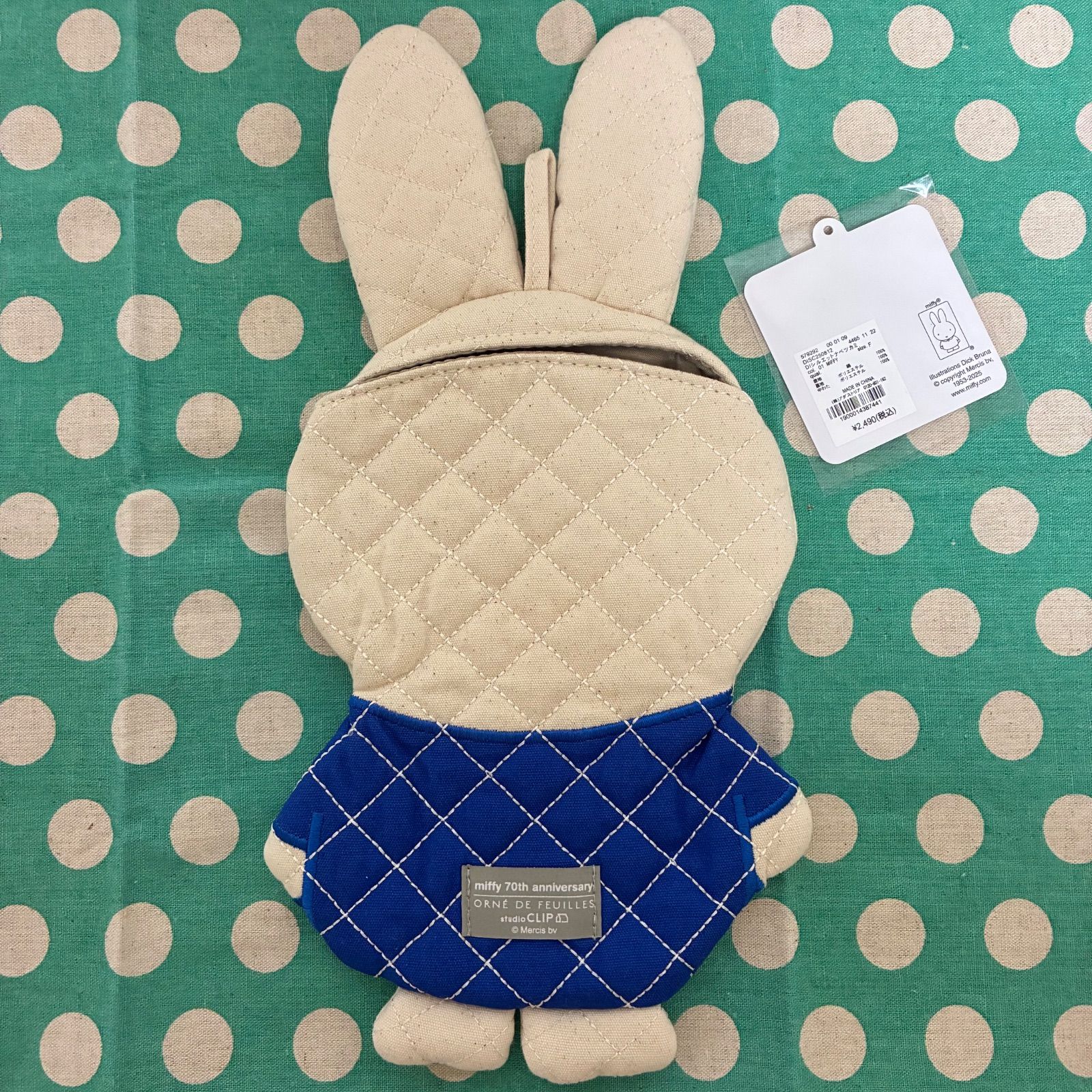 スタディオクリップ×ブルーナ ミッフィーシルエット鍋つかみ】Dick