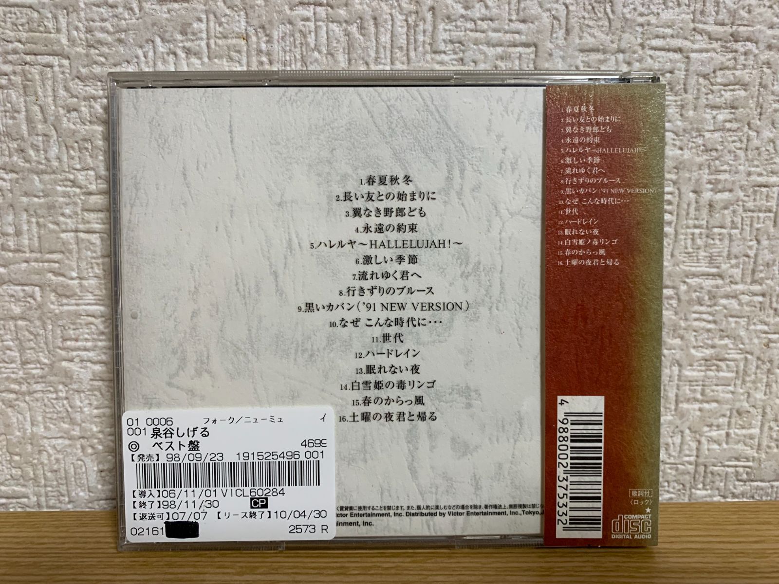 ベスト盤 泉谷しげる CD - メルカリ