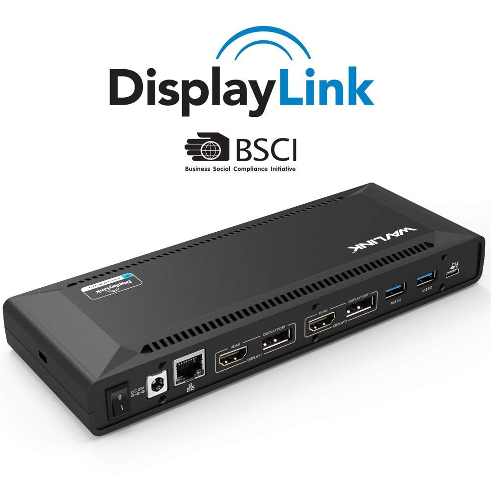 WAVLINK USB3.0 ウルトラ5K ドッキングステーション デュアル4K