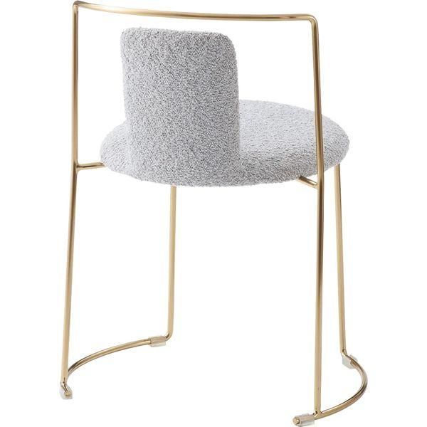チェア グレー （約W53.5×D48×H71×SH48cm） 完成品