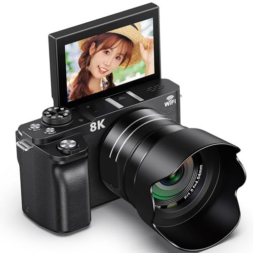 デジカメ 8K 8800万画素 一眼レフカメラ WIFI転送機能 スマホに送れる