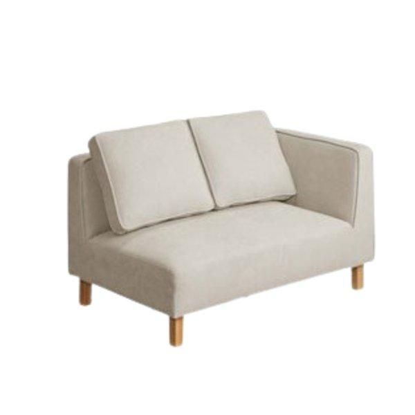 ゆったりくつろげるコーナーソファ 左カウチセット グレー