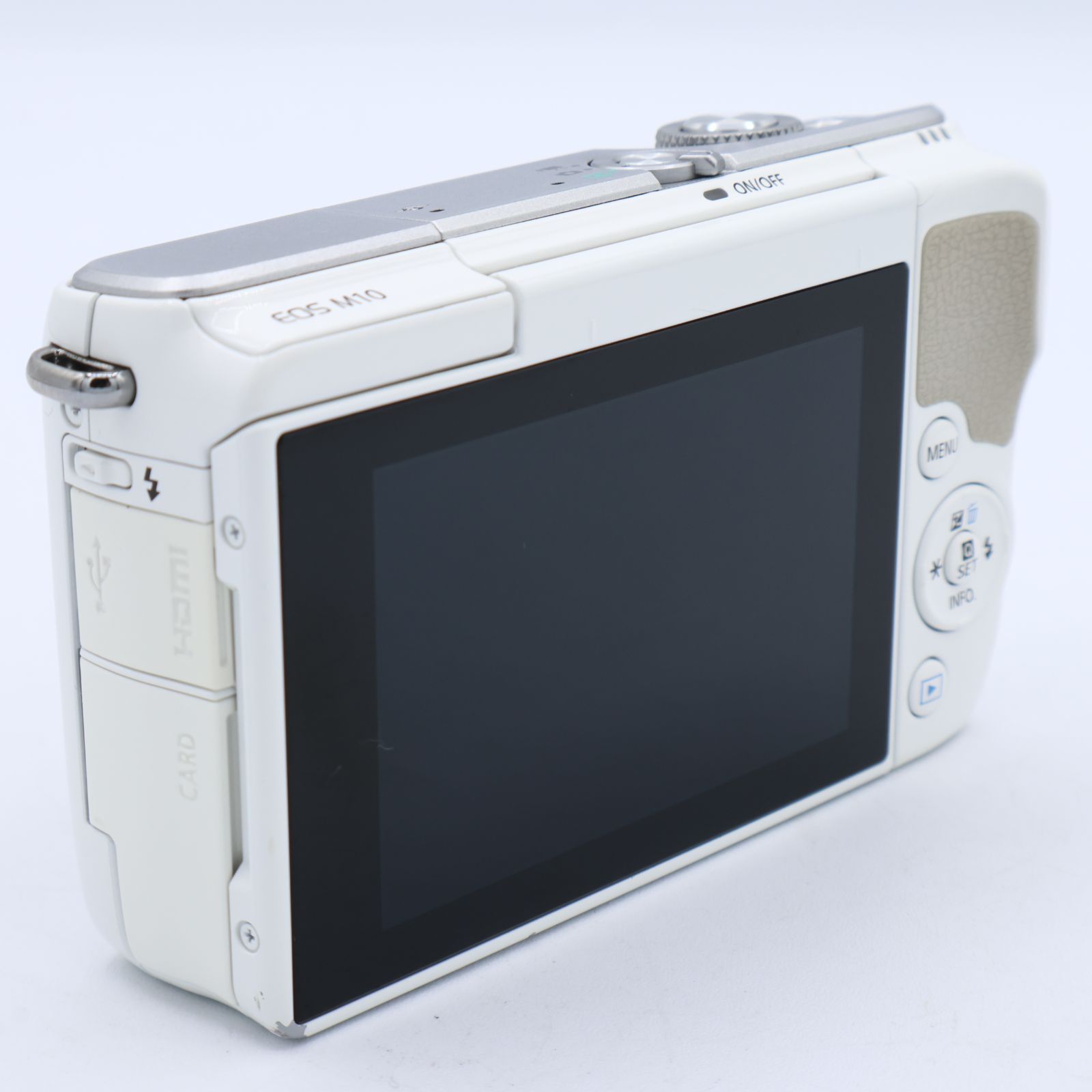 Canon キヤノン EOS M10 ダブルズームキット(ホワイト) EF-M15-45mm EF