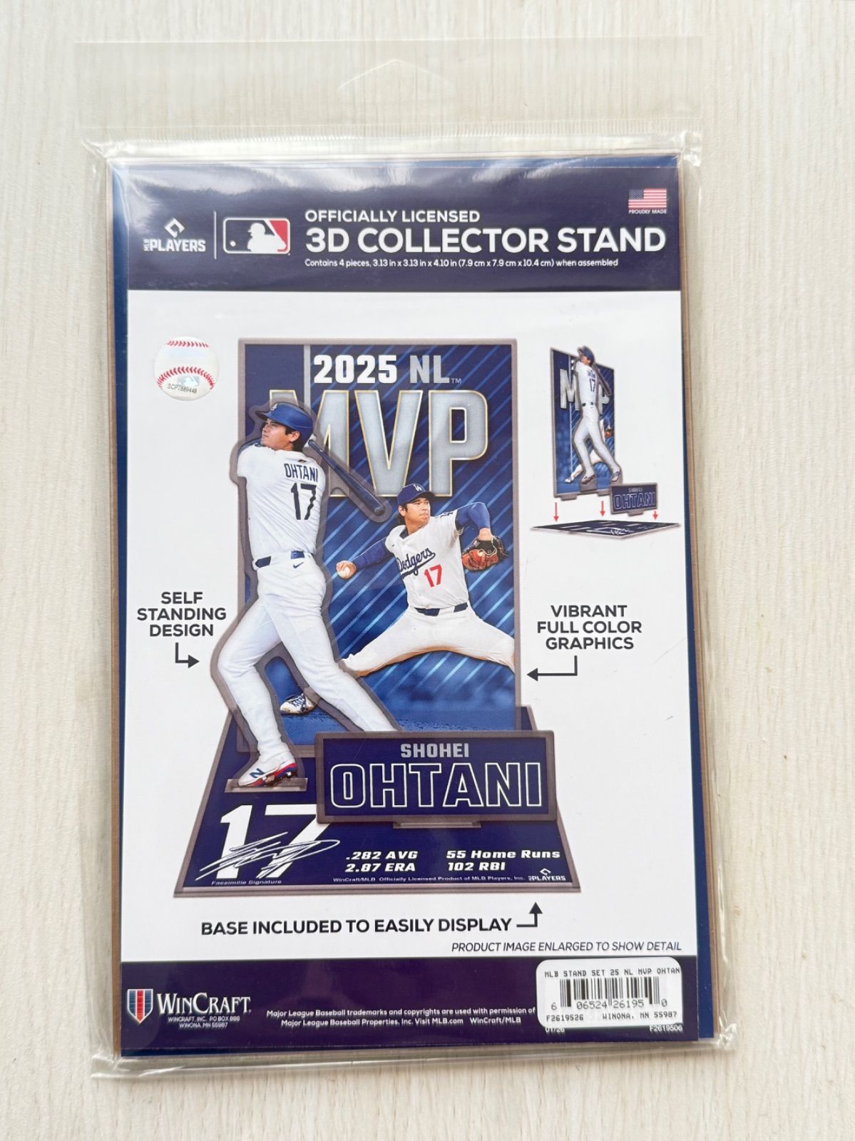 大谷翔平 0 MVP ドジャース ナショナルリーグ 受賞記念 NL 純銀 大谷