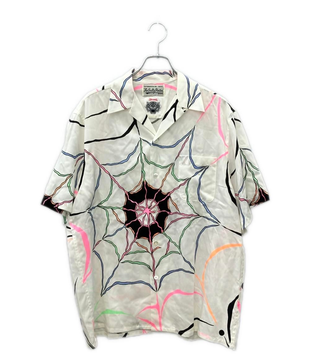 美品 ワコマリア ウルフズヘッド 半袖シャツ メンズ SIZE M WACKO