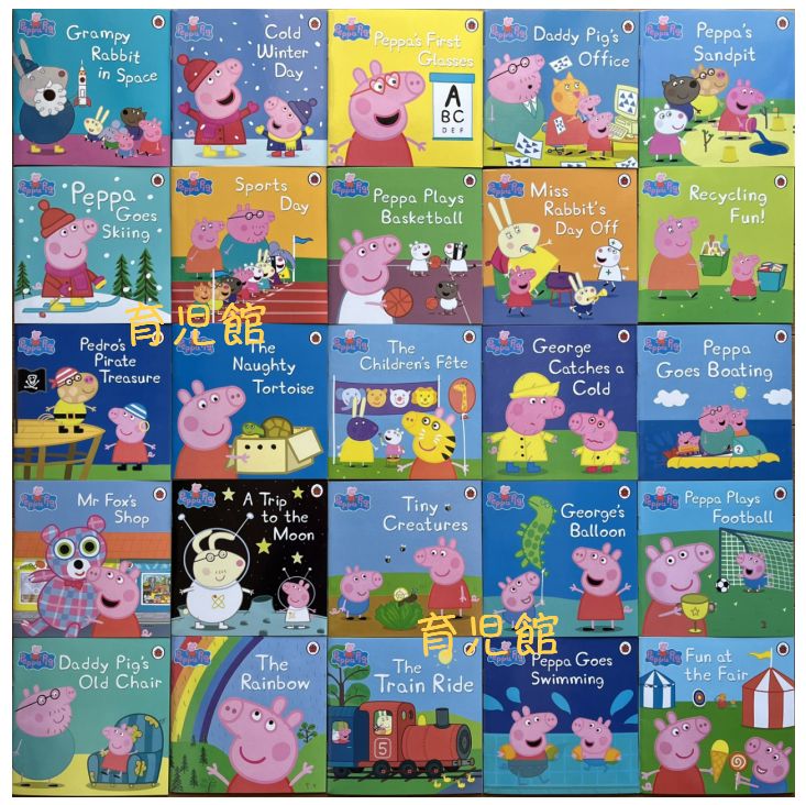 育児館　peppapig 青箱 新品 PeppaPig 青箱絵本50冊＆64Gマイヤペンお得セット英語案内音声