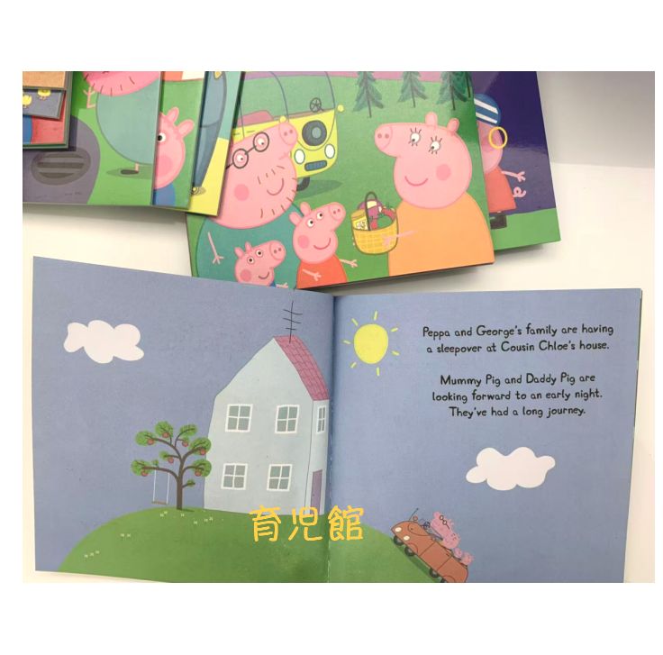 最新版 Peppa Pig ペッパピッグ 絵本50冊 青箱付 公式音源効果音付