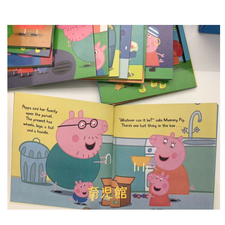 最新版 Peppa Pig ペッパピッグ 絵本50冊 青箱付 公式音源効果音付