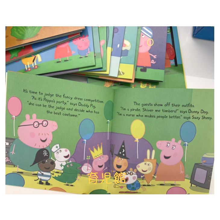 最新版 Peppa Pig ペッパピッグ 絵本50冊 青箱付 公式音源効果音付