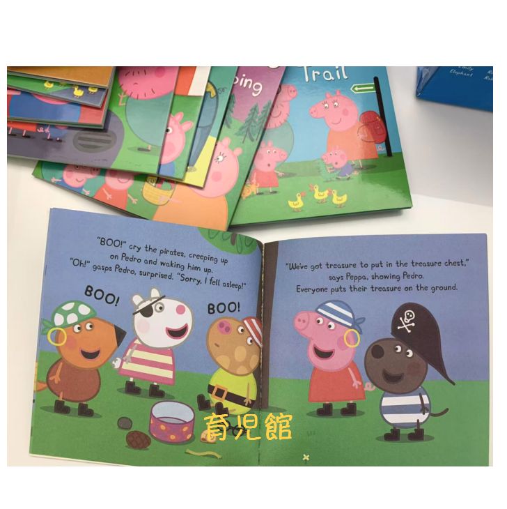 最新版 Peppa Pig ペッパピッグ 絵本50冊 青箱付 公式音源効果音付