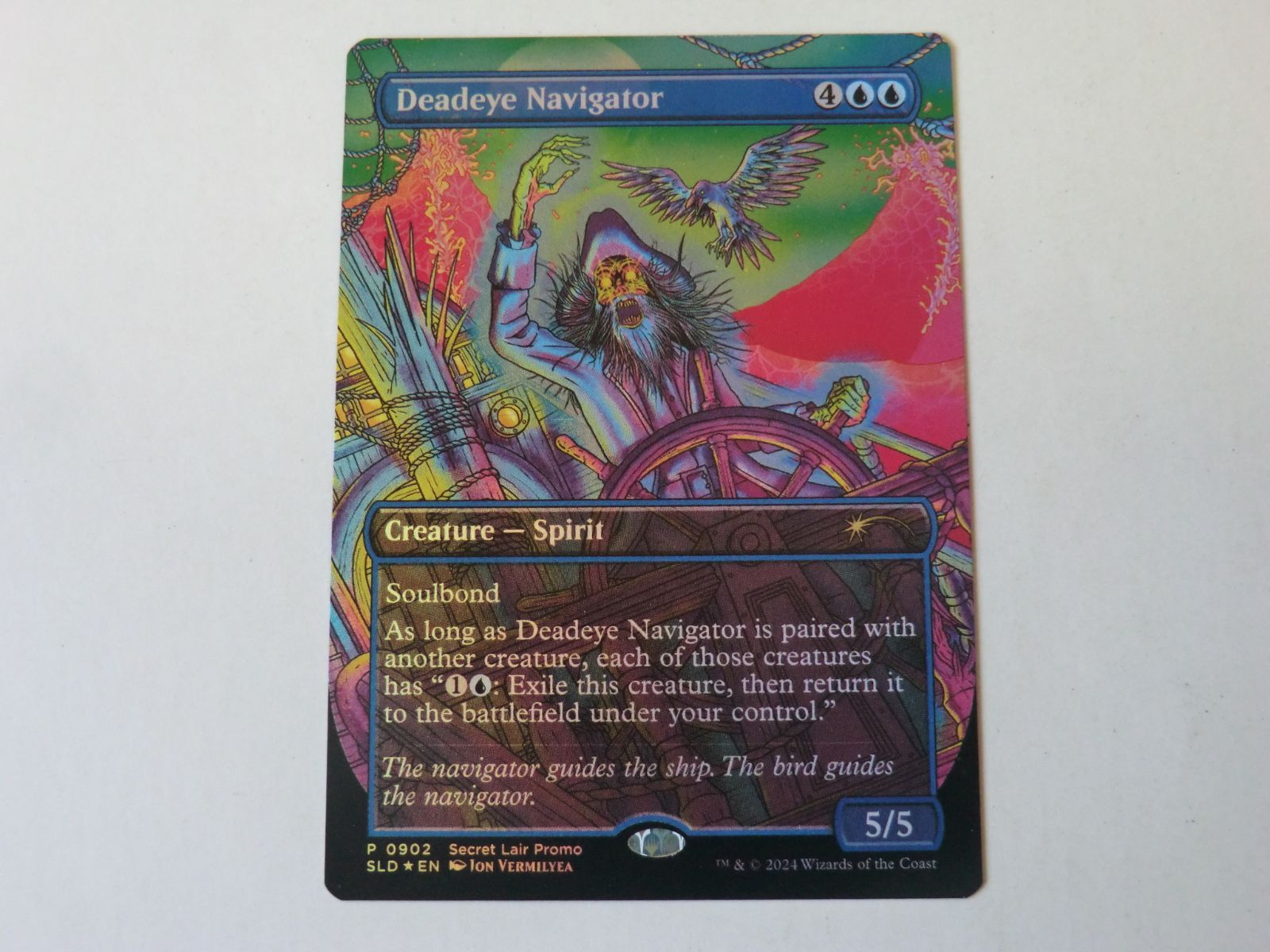 MTG 狙い澄ましの航海士（ボーダーレスFOIL） Secret Lair x SpongeBob