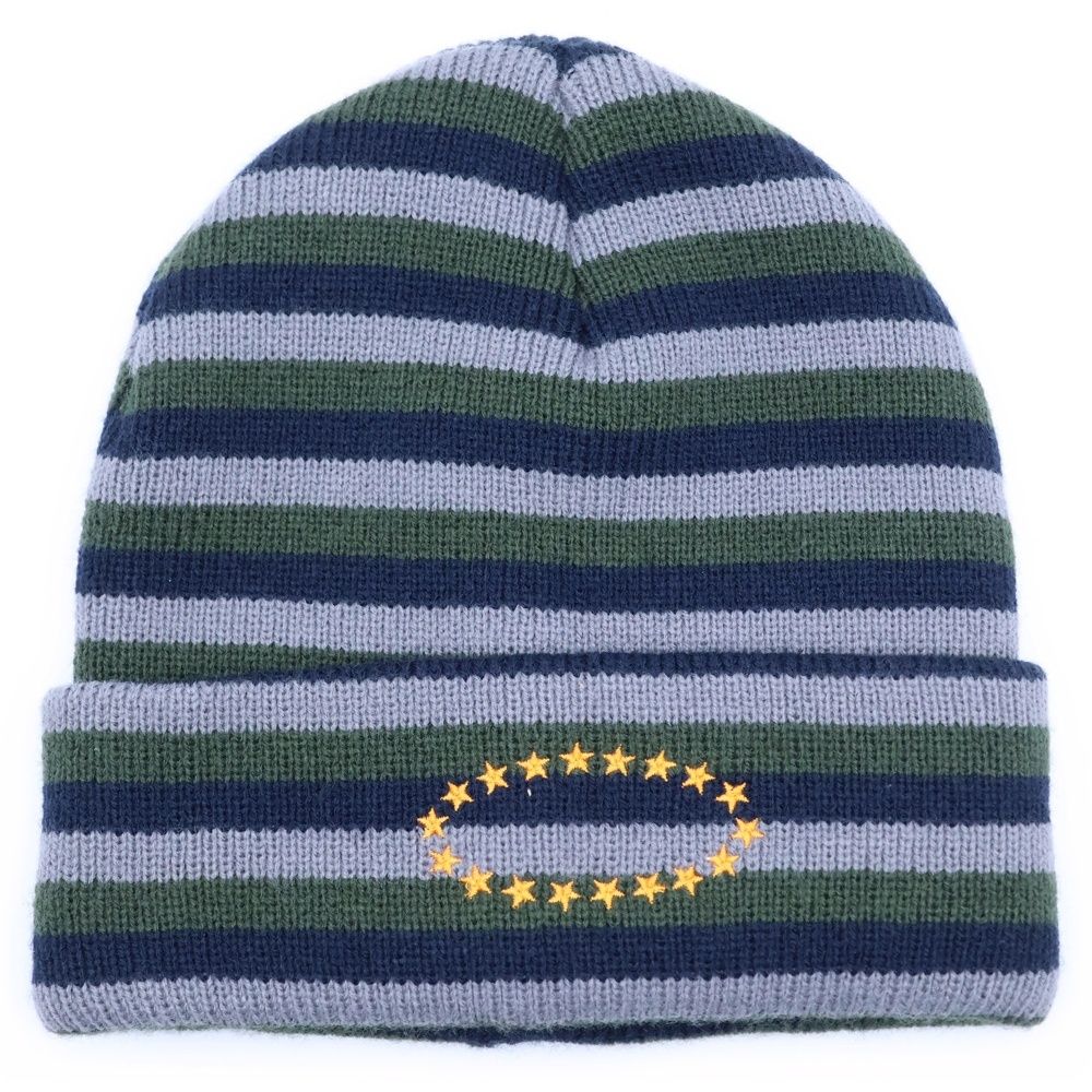 AFB ボーダービーニー AFB (エーエフビー) DOUBLE BEANIE ボーダー ダブル アクリルニット